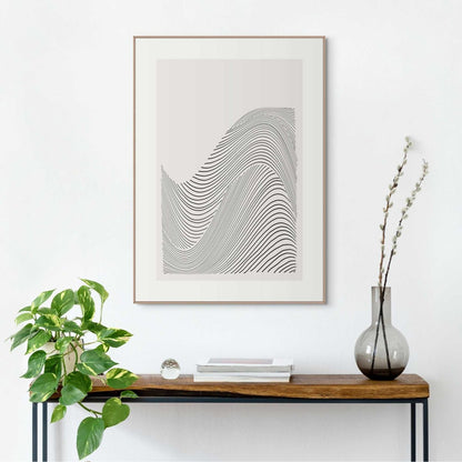 Schilderij Wave Stripes 70x50 - Reinders