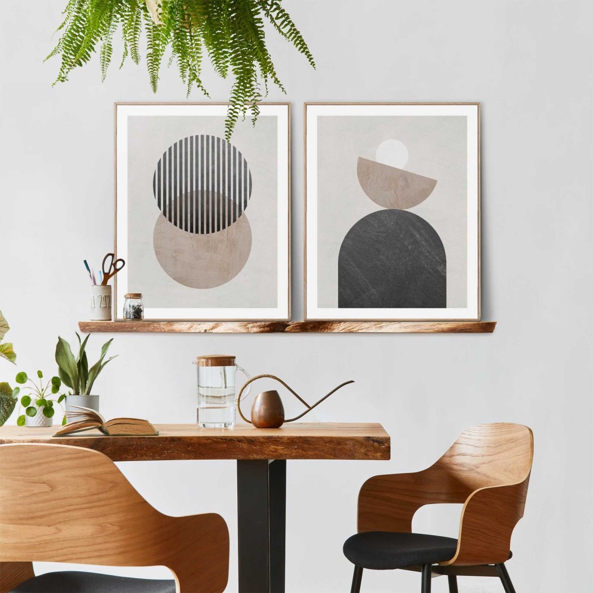 Schilderijen set Abstract Shapes Set 50x40 - Reinders