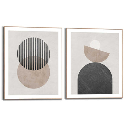 Schilderijen set Abstract Shapes Set 50x40 - Reinders