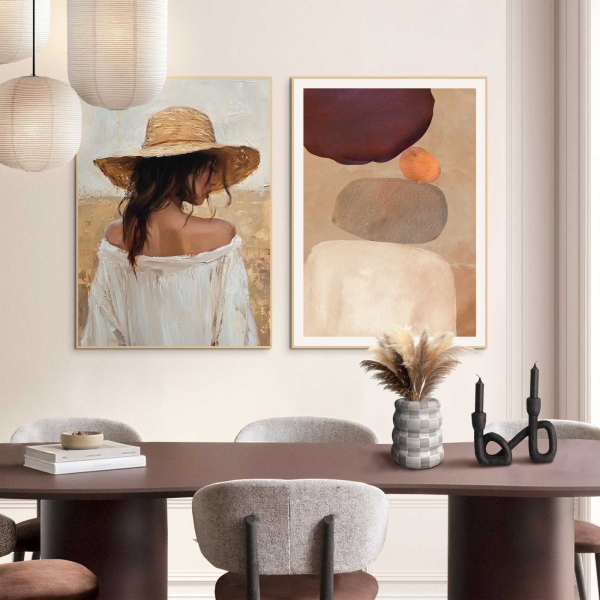 Schilderijen set Onder de zon 70x50 - Slim Frame - Reinders