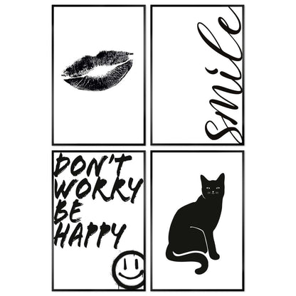 Set wanddecoratie Funky bundel 30x20 - Slim Frame - Reinders