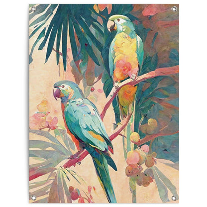 Tuinposter Bird Party 80x60 - Reinders