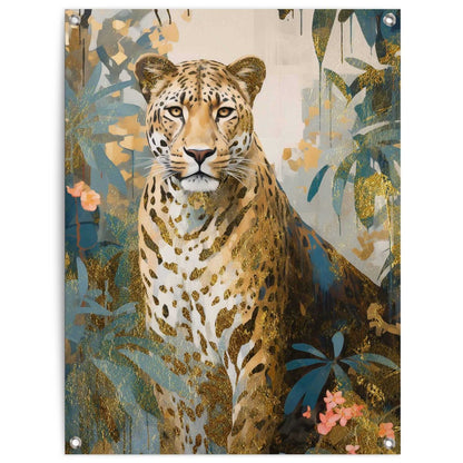 Tuinposter Gold Cat 80x60 - Reinders