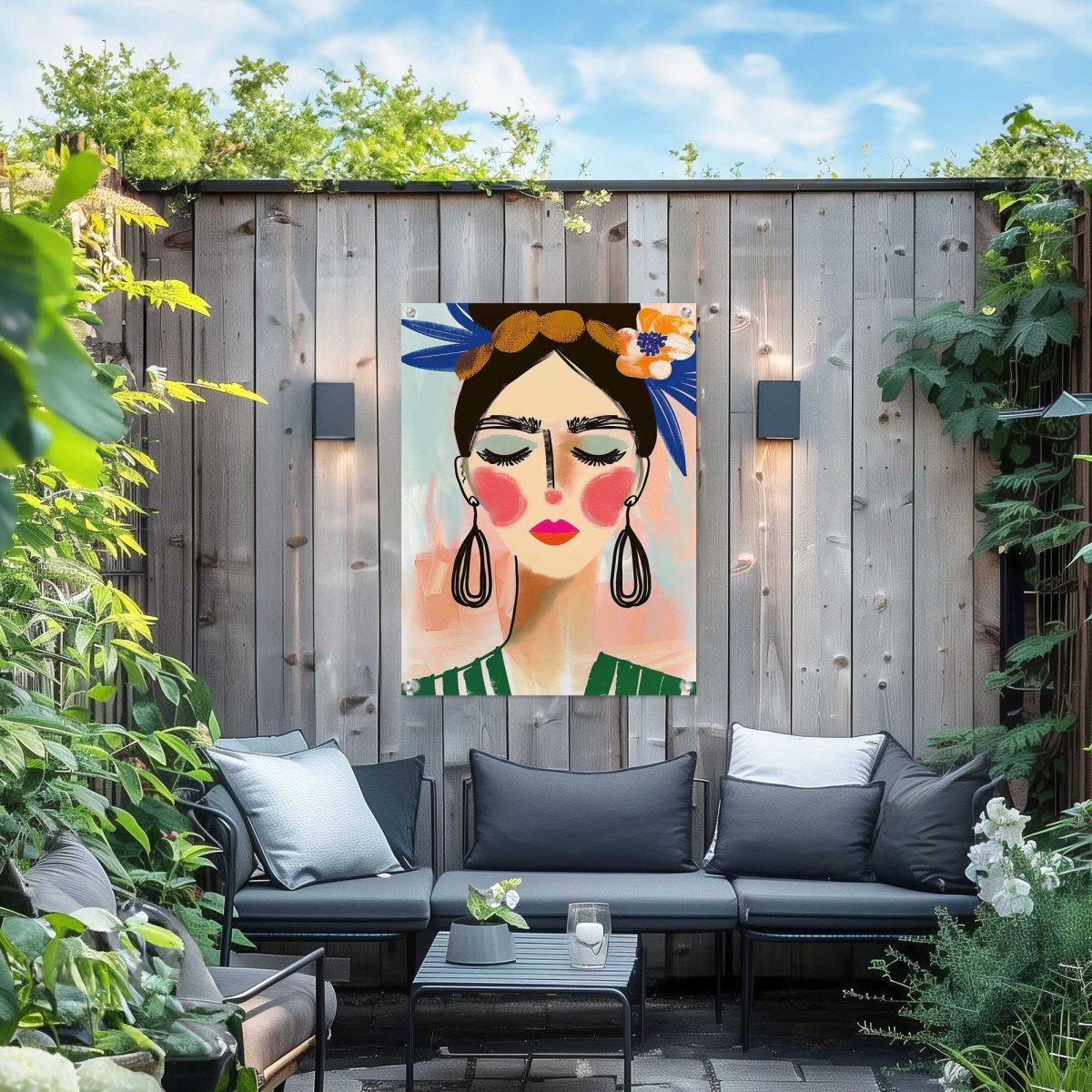 Tuinposter Spring Face 80x60 - Reinders