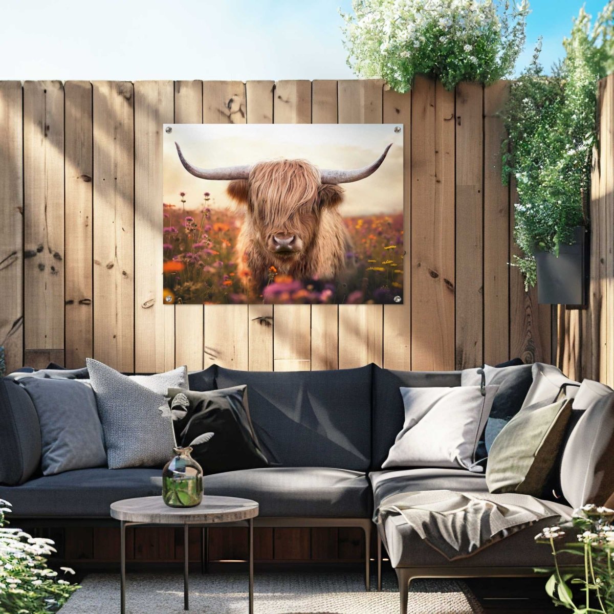 Tuinposter Spring Highlander 60x80 - Reinders