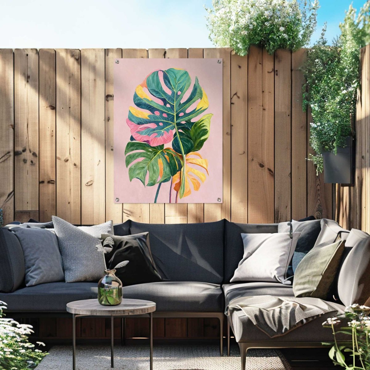 Tuinposter Summer Leafs 80x60 - Reinders