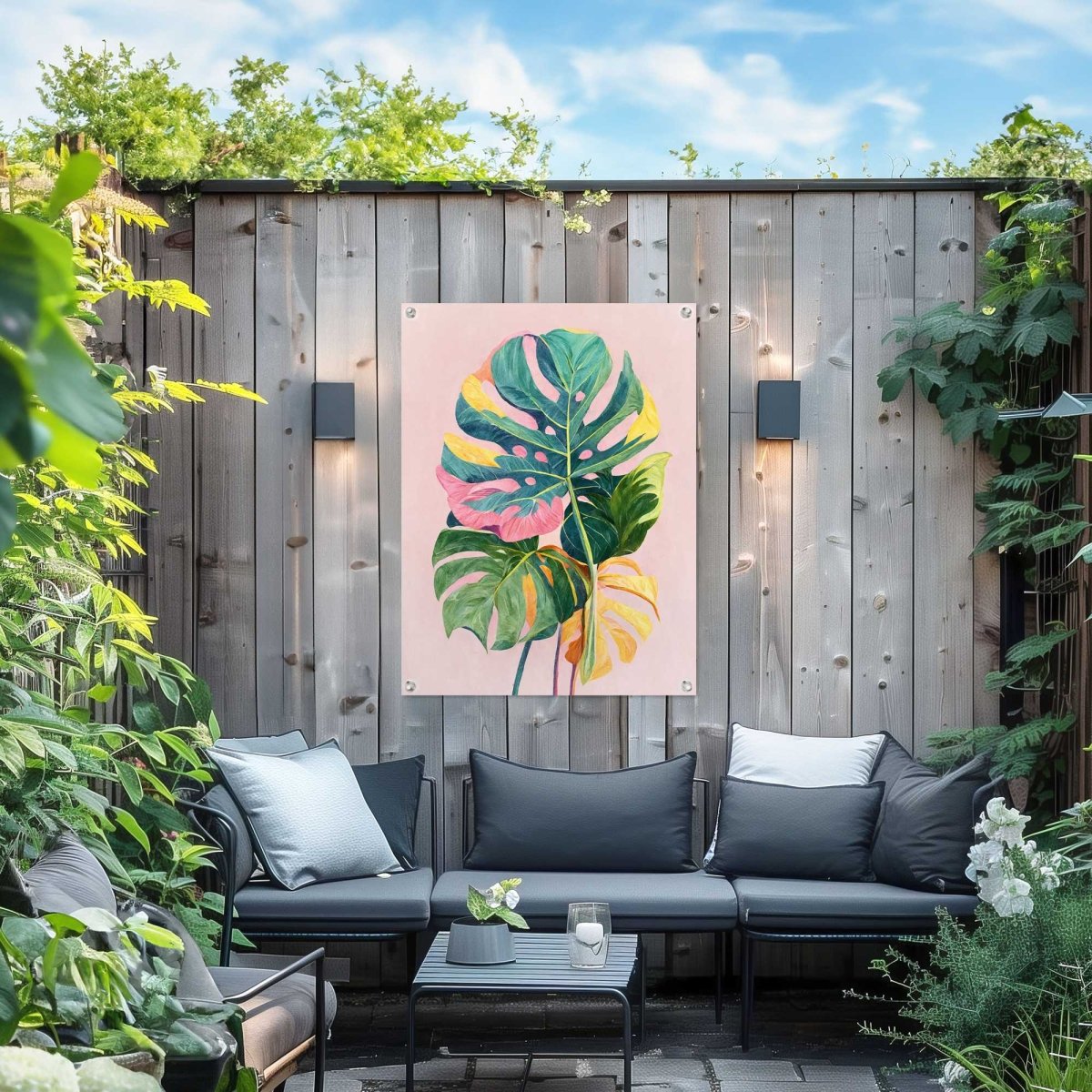 Tuinposter Summer Leafs 80x60 - Reinders