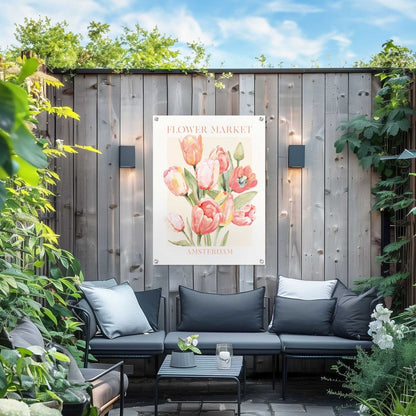 Tuinposter Tulips From Amsterdam 80x60 - Reinders