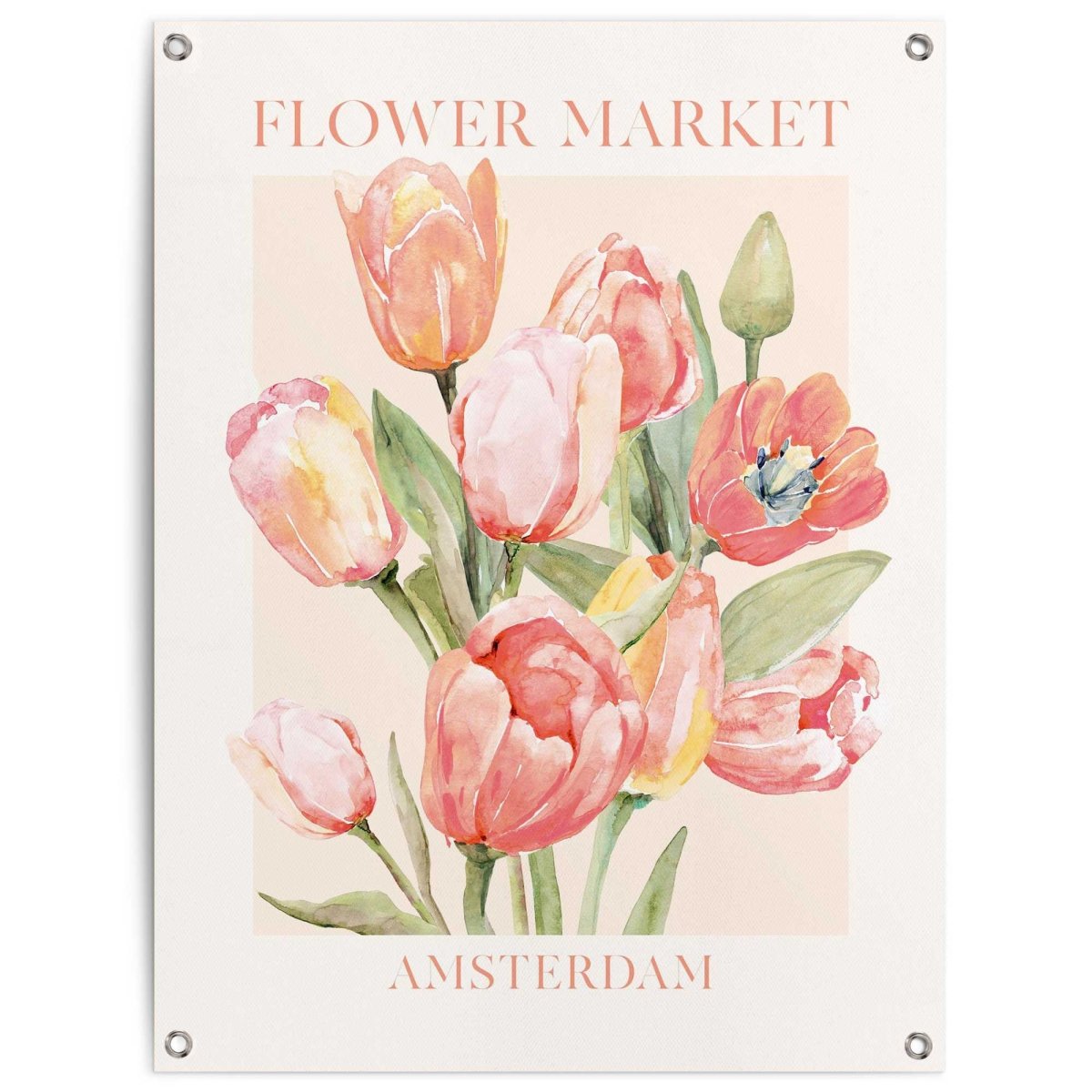 Tuinposter Tulips From Amsterdam 80x60 - Reinders
