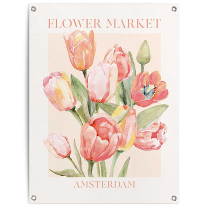 Tuinposter Tulips From Amsterdam 80x60 - Reinders