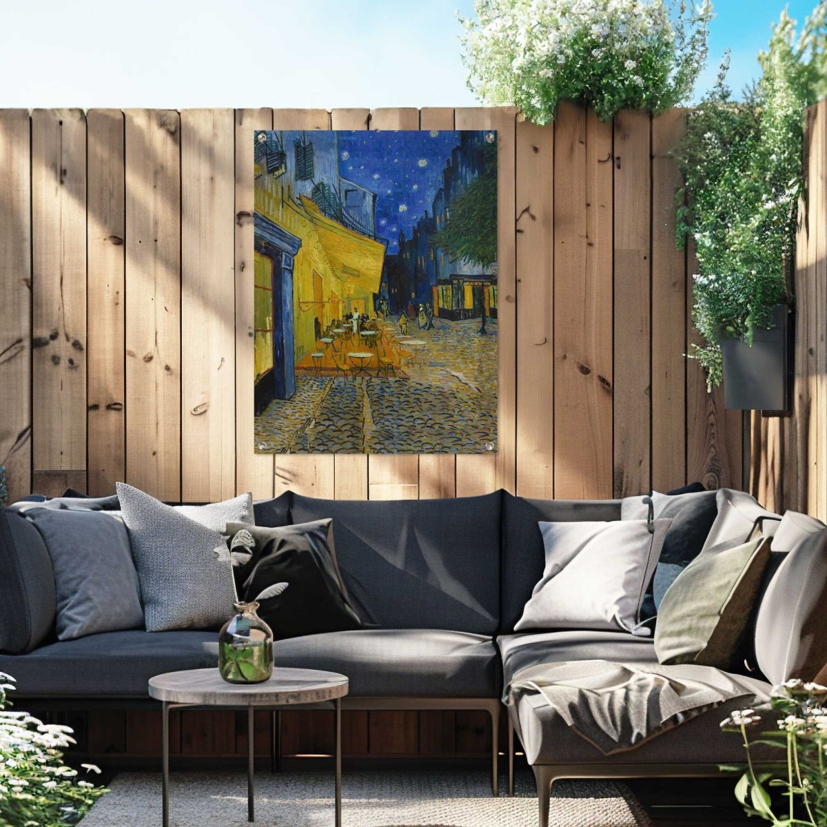 Tuinposter Van Gogh - café de nuit 80x60 - Reinders