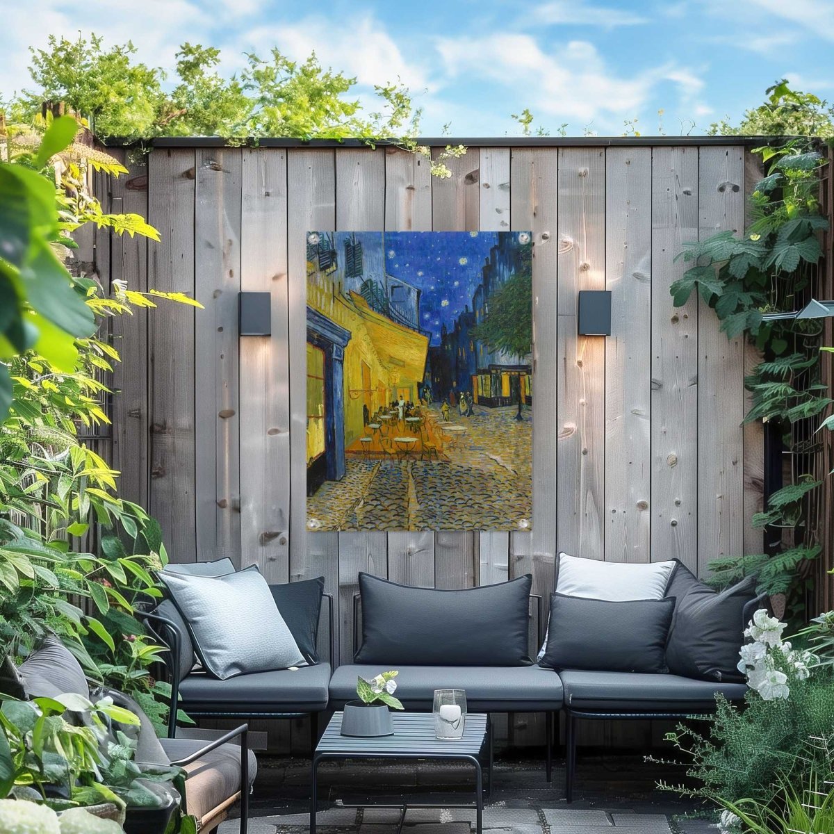 Tuinposter Van Gogh - café de nuit 80x60 - Reinders