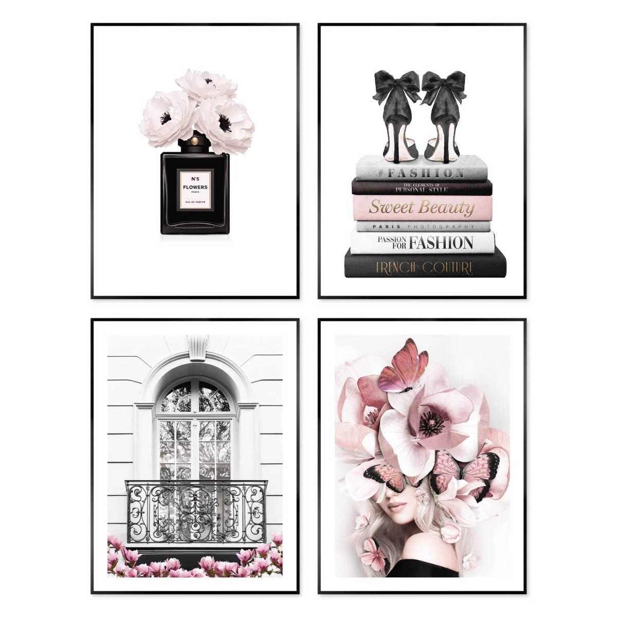 Wanddecoratieset Franse mode 40x30 - Slim Frame - Reinders