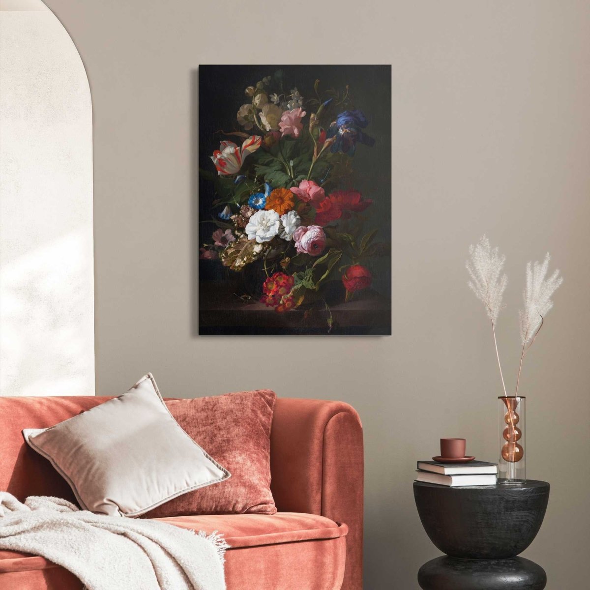 Alu-Dibond De Heem Bloemen 70x50 - Reinders