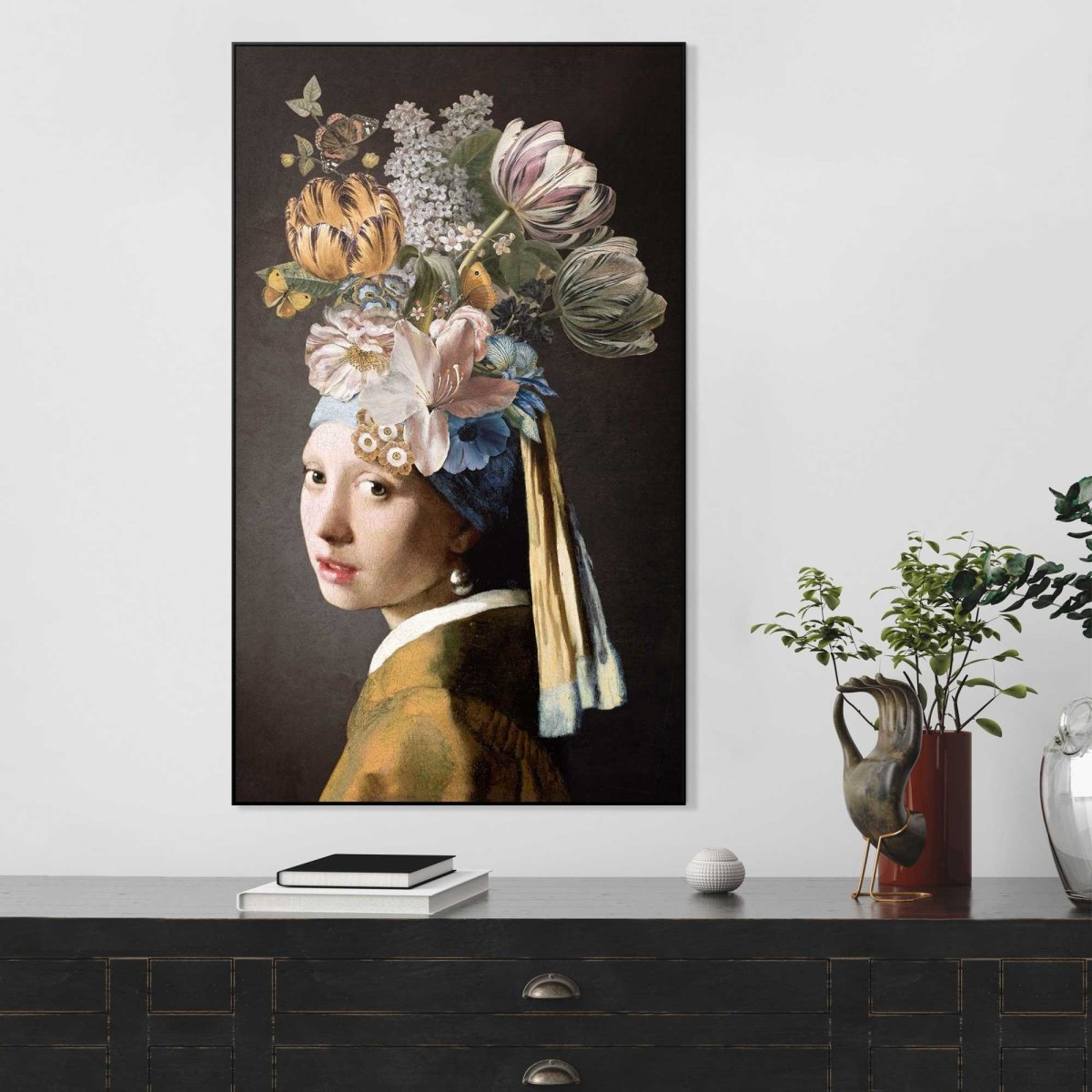Art Frame Vermeer Bloemenmeisje met de Parel 118x70 - Reinders