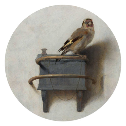 Glasschilderij Carel Fabritius Het Puttertje 70 Rond - Reinders