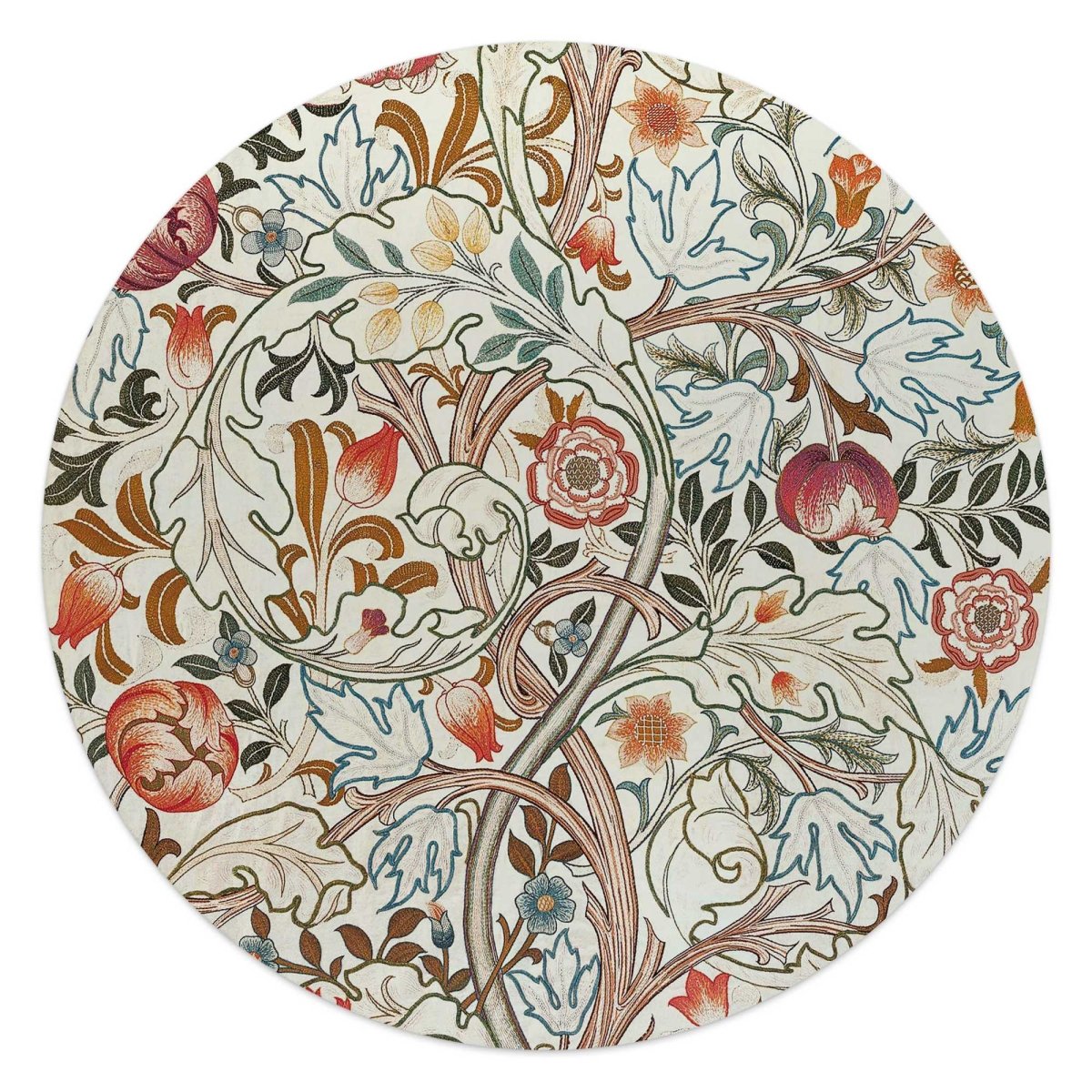 Glasschilderij William Morris 50 Rond - Reinders