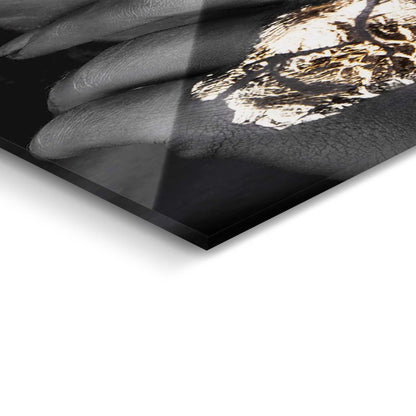 Plexiglasschilderij Bladgoud hand 120x80 - Reinders
