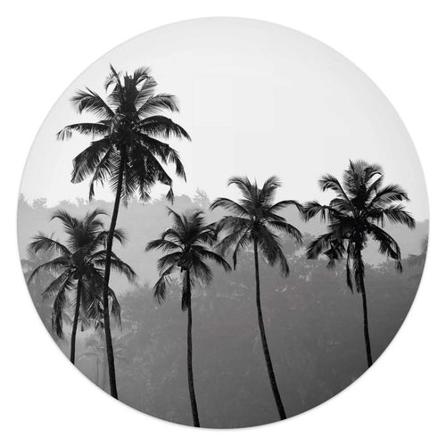 Plexiglasbild Palmen 50 Rund