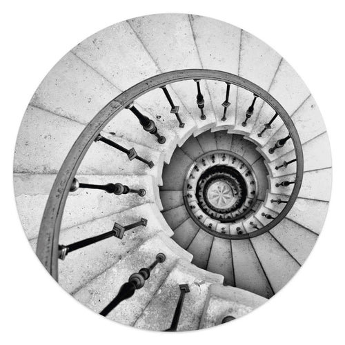 Plexiglasbild Spiraltreppe  50 Rund