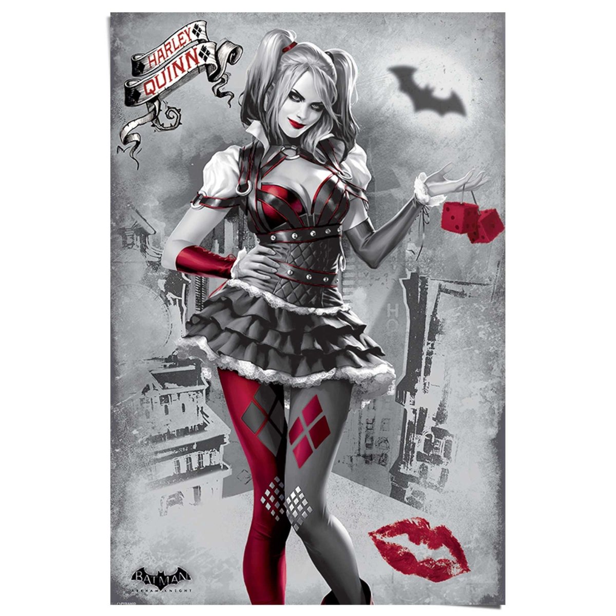 Poster Batman Arkham Knight Harley Quinn 91,5x61 - Reinders