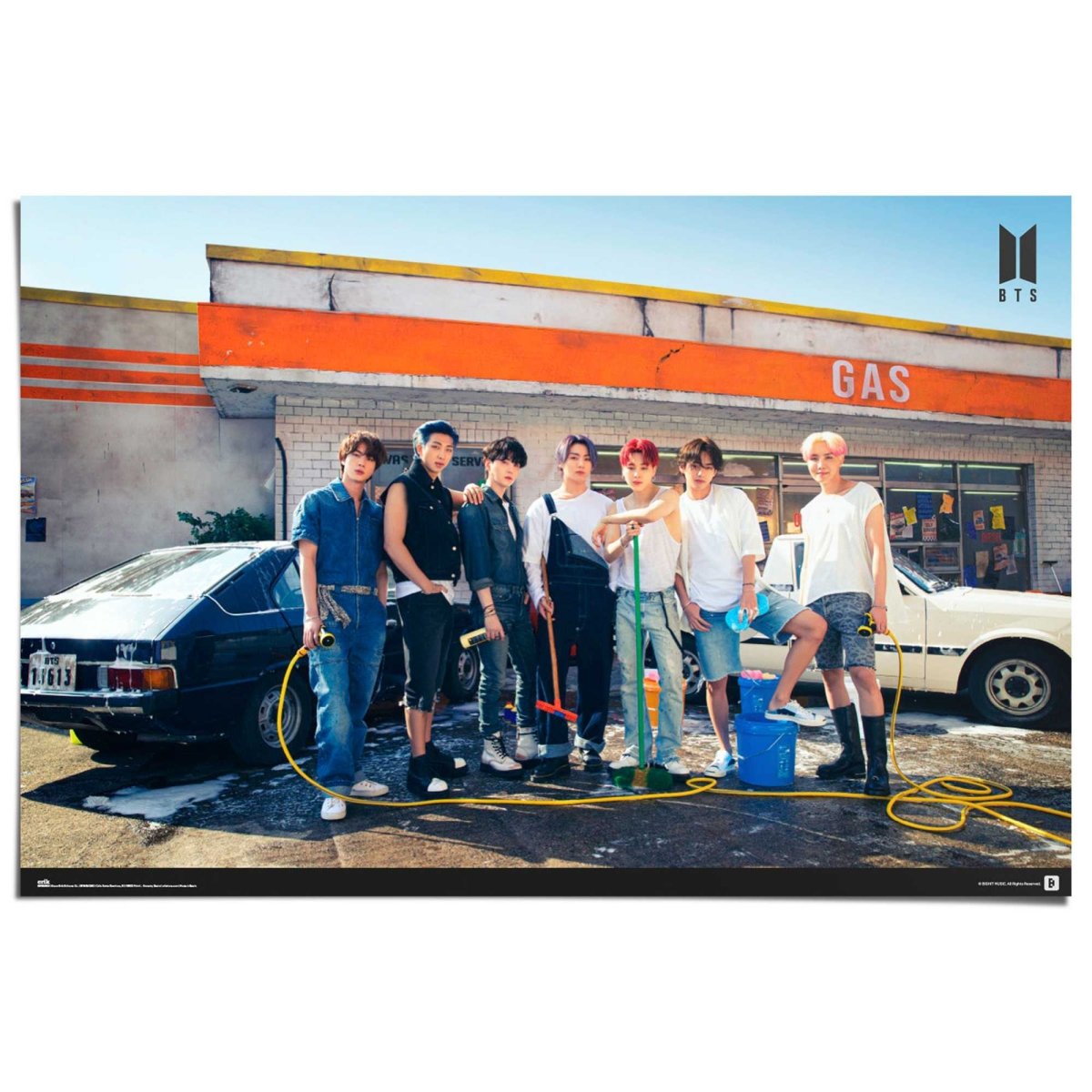 Poster BTS - gas station 61x91,5 - Reinders