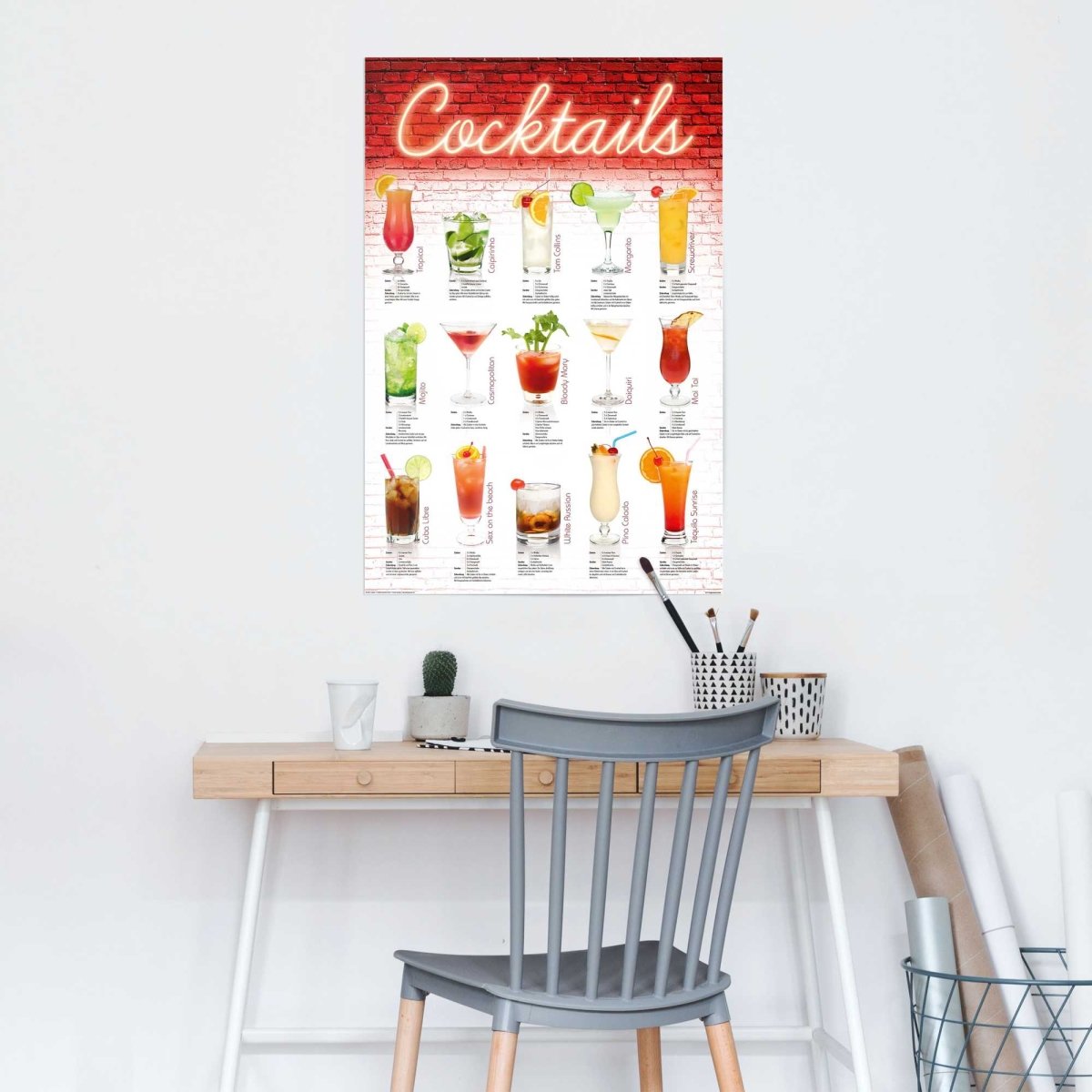Poster Cocktails 91,5x61 - Reinders