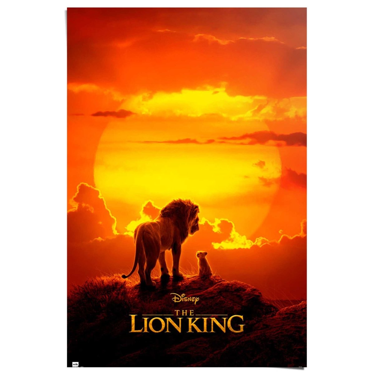 Poster de Leeuwenkoning - Lion King 91,5x61 - Reinders