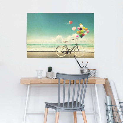 Poster Fiets en Ballonnen 61x91,5 - Reinders