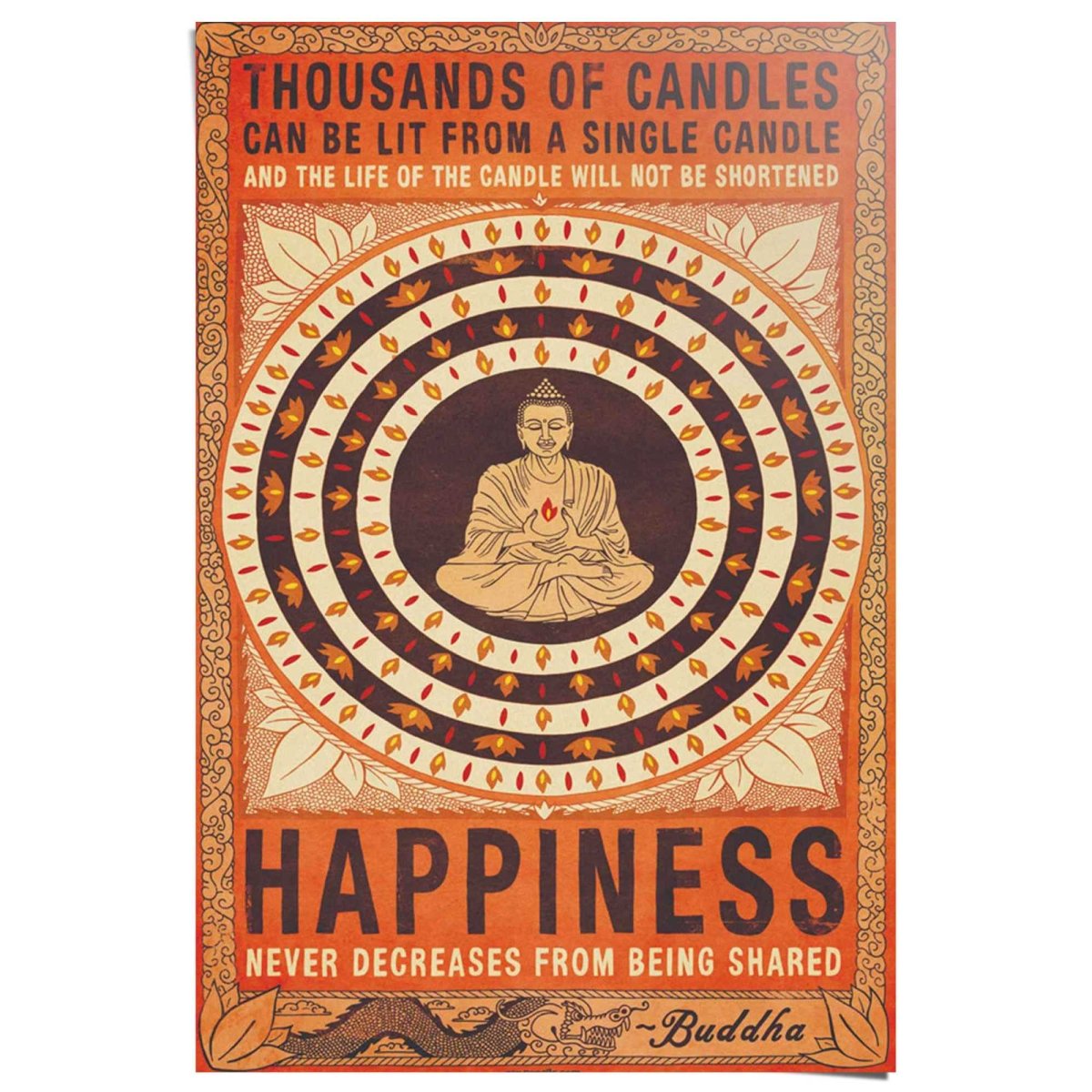 Poster Happiness 91,5x61 - Reinders