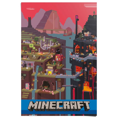 Poster Minecraft 91,5x61 - Reinders