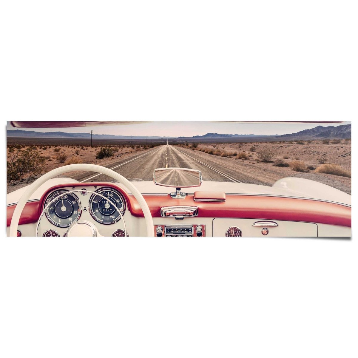 Poster Oldtimer cockpit 53x158 - Reinders