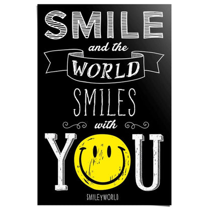 Poster Smiley - world smiles with you 91,5x61 - Reinders