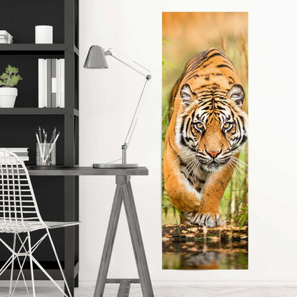 Poster Tijger in de aanval 158x53 - Reinders