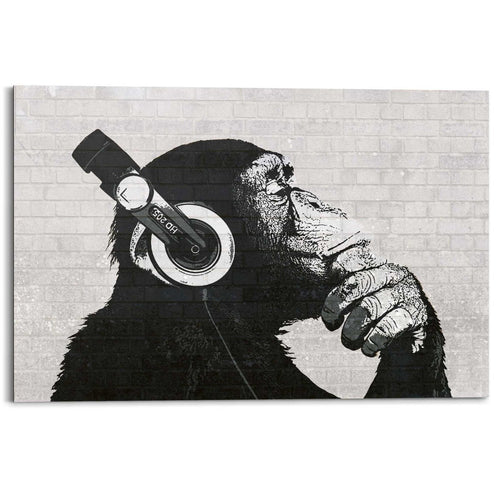 Wandbild The Chimp - stereo 60x90