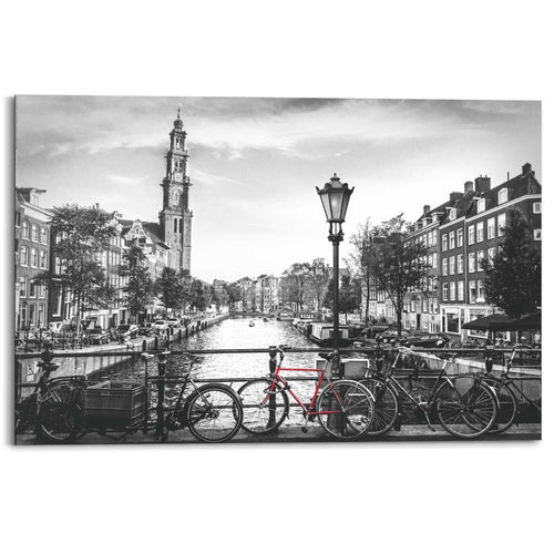 Wandbild Die Grachten von Amsterdam 60x90