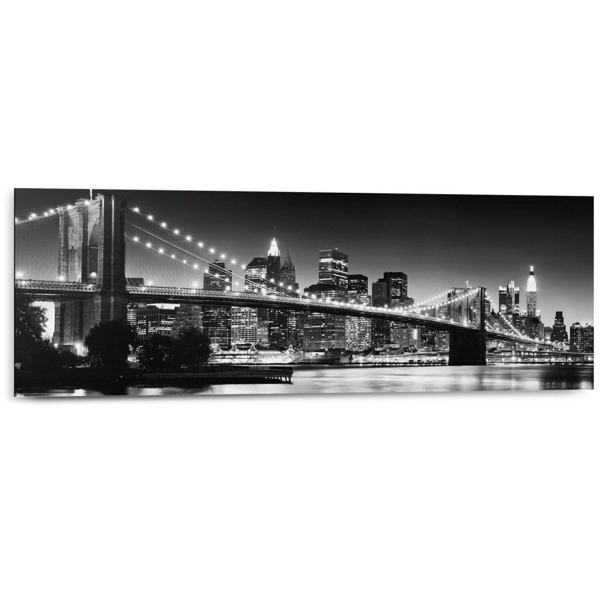 Schilderij Brooklyn Bridge 30x90 - Reinders