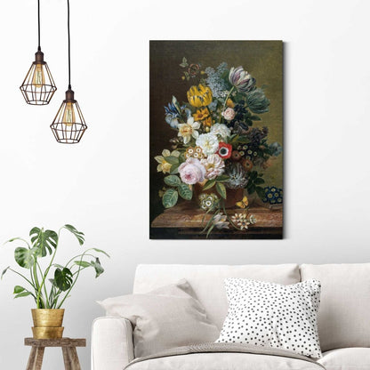 Schilderij Eelkema Stilleven met bloemen 90x60 - Reinders