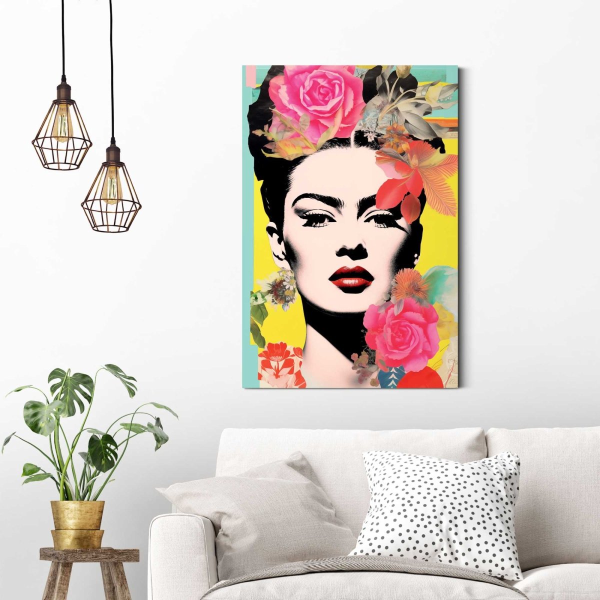 Schilderij Frida Pop 90x60 - Reinders