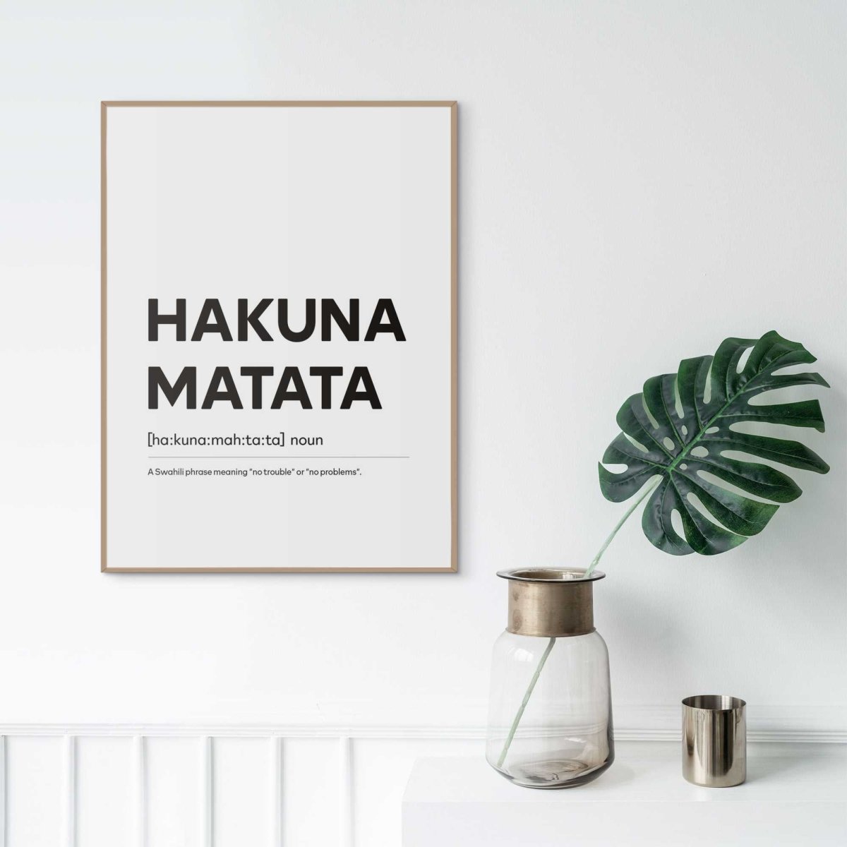 Schilderij Hakuna Matata 40x30 - Reinders