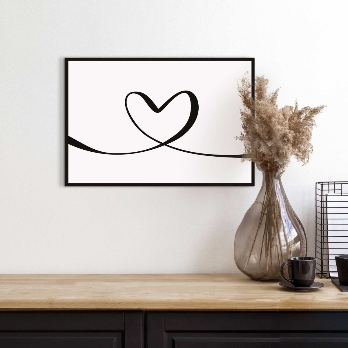 Schilderij Heart Lines 20x30 - Reinders