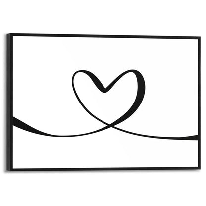 Schilderij Heart Lines 20x30 - Reinders