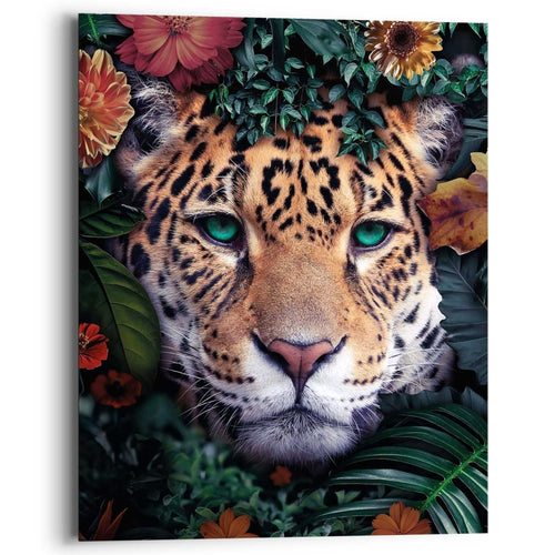 Wandbild Leopard 50x40