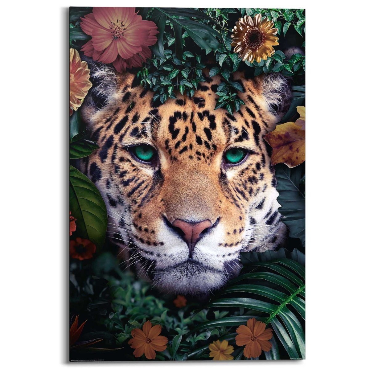 Schilderij Jungle luipaard 90x60 - Reinders