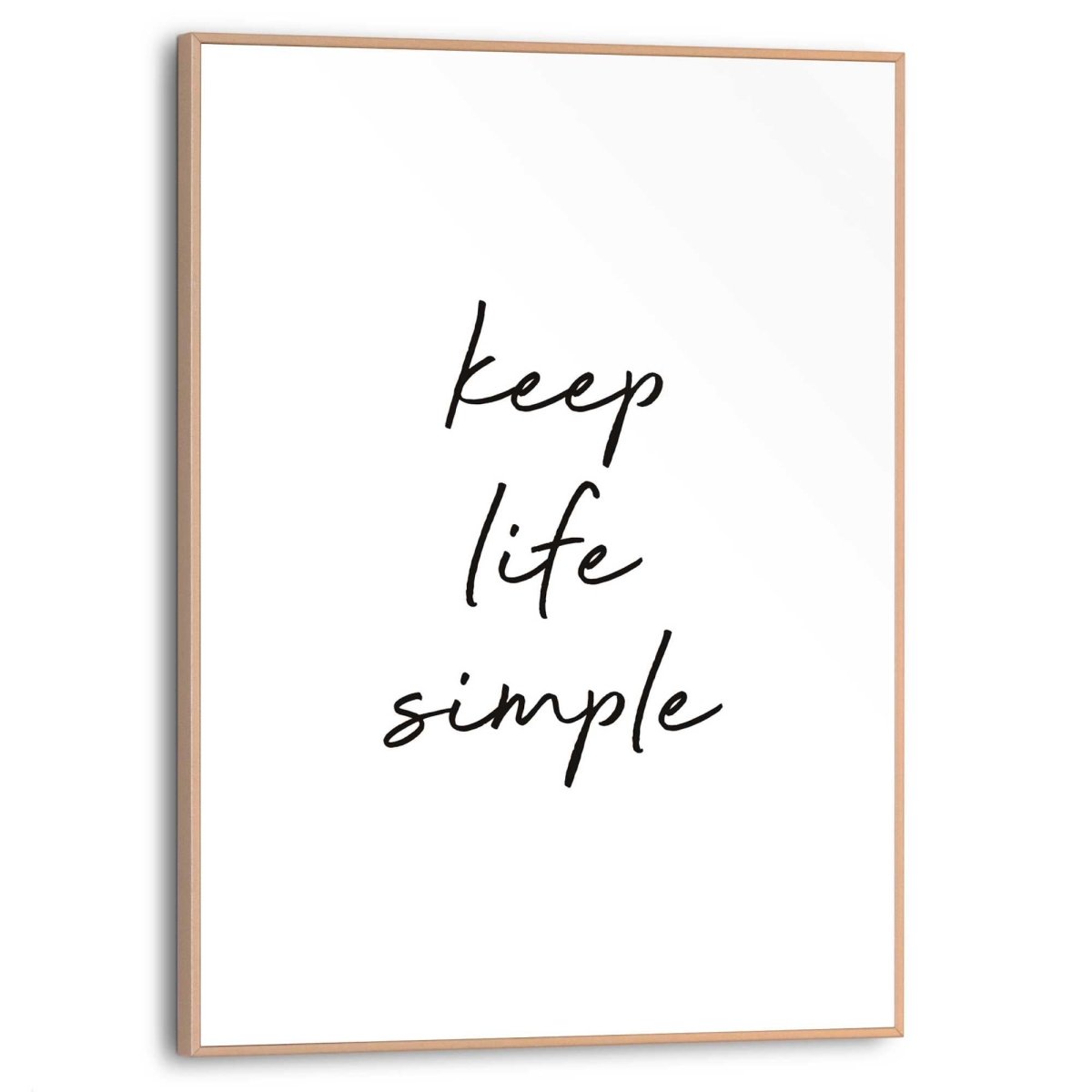 Schilderij Keep life simple 40x30 - Reinders