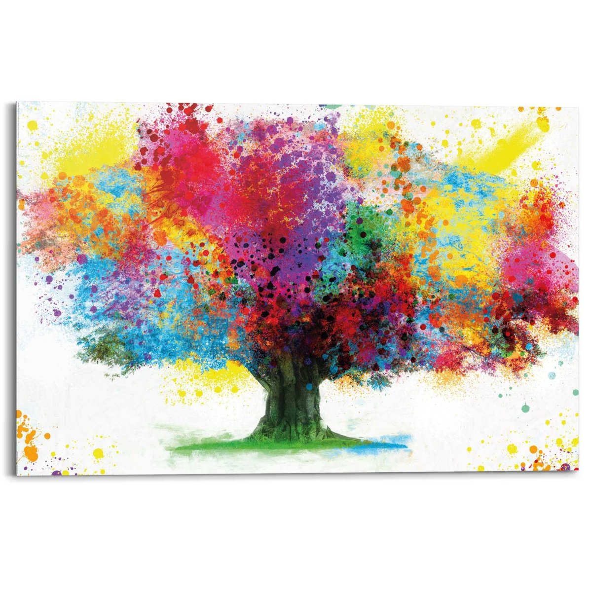 Schilderij Kleurrijke boom 60x90 - Reinders