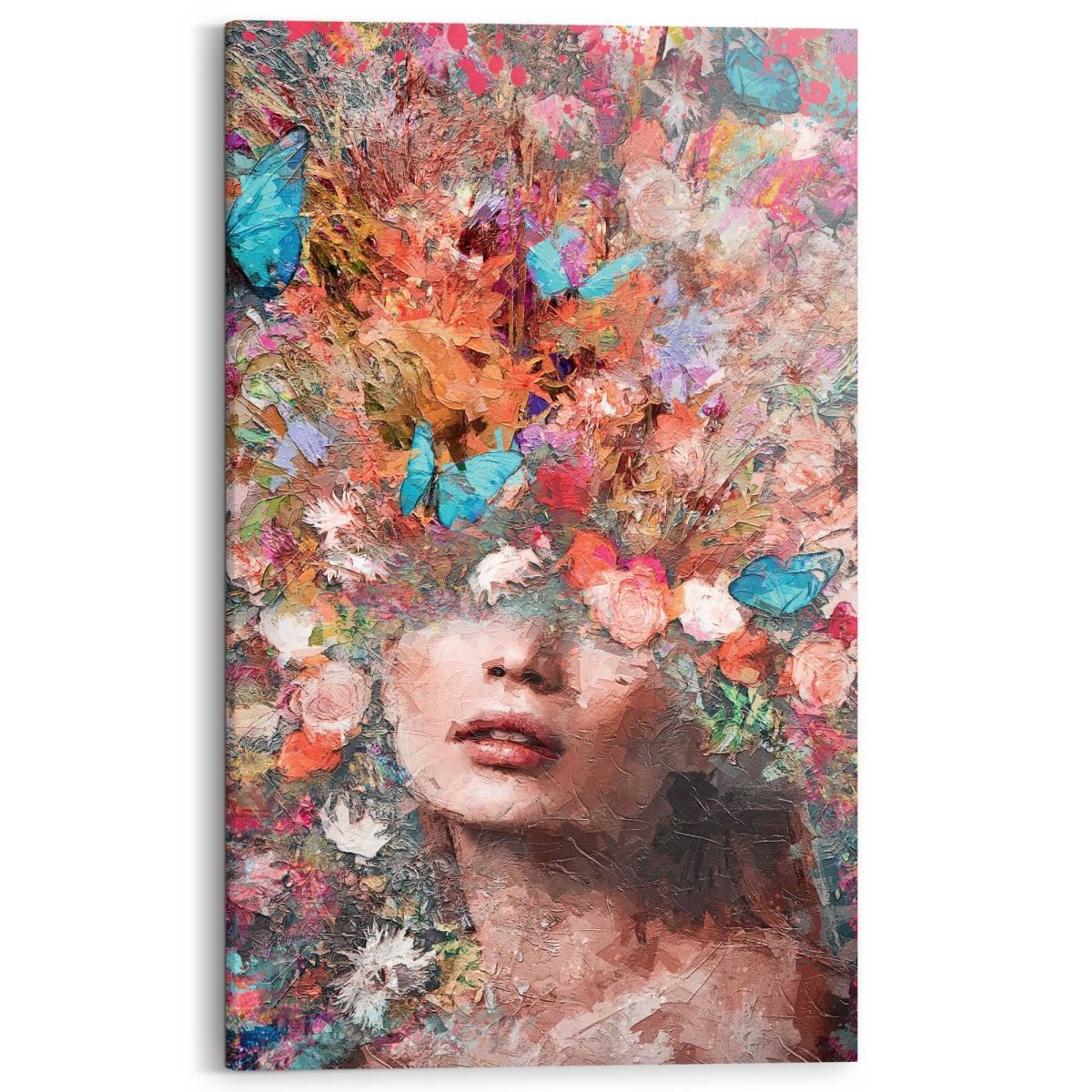 Schilderij Lady Flowers 118x70 - Reinders