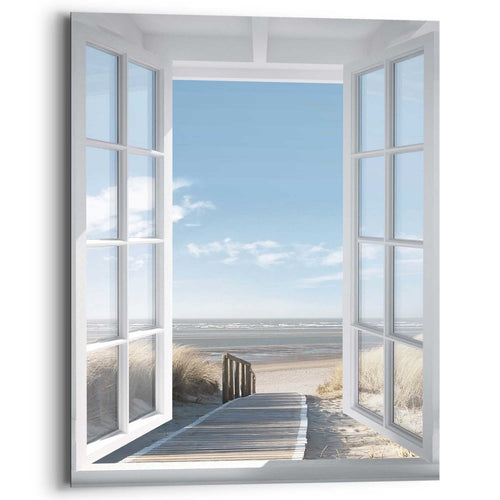 Wandbild Fensterblick Nordsee 50x40