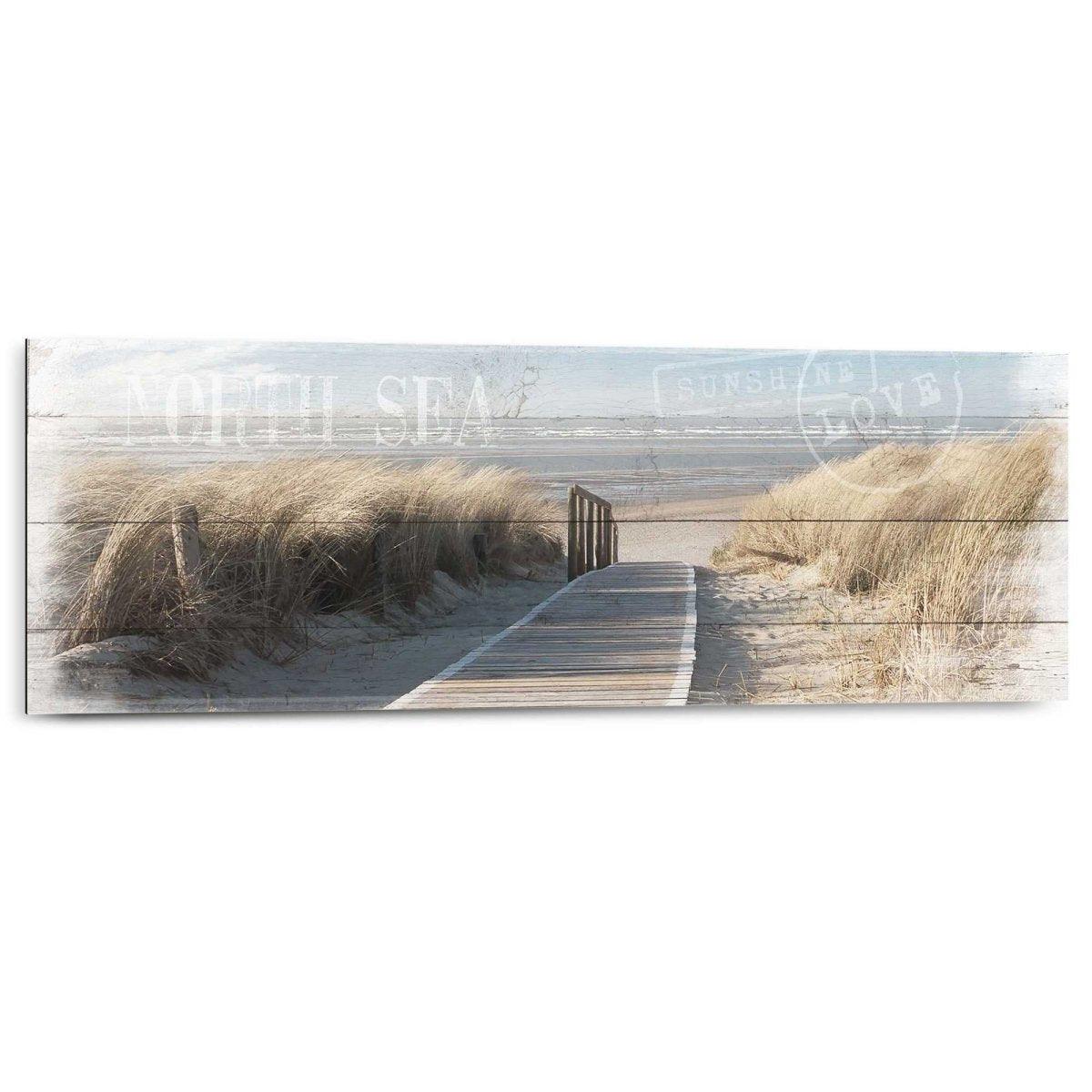 Schilderij Noordzee duinen 30x90 - Reinders