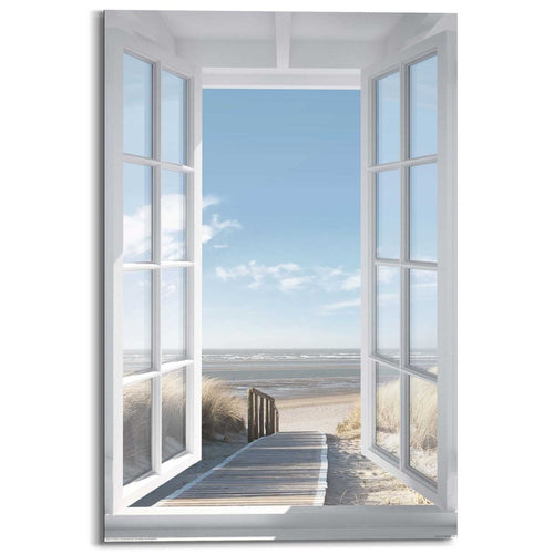 Wandbild Fenster zur Nordsee 90x60